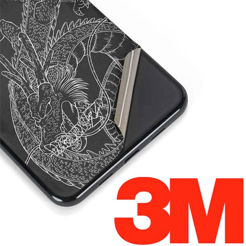 Dragon Ball Z Negative Shenron Google Pixel 3a Skin